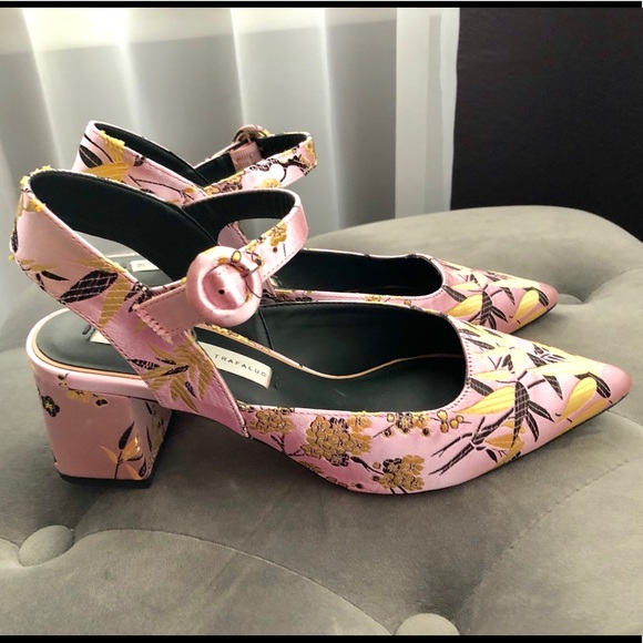 zara flower shoes